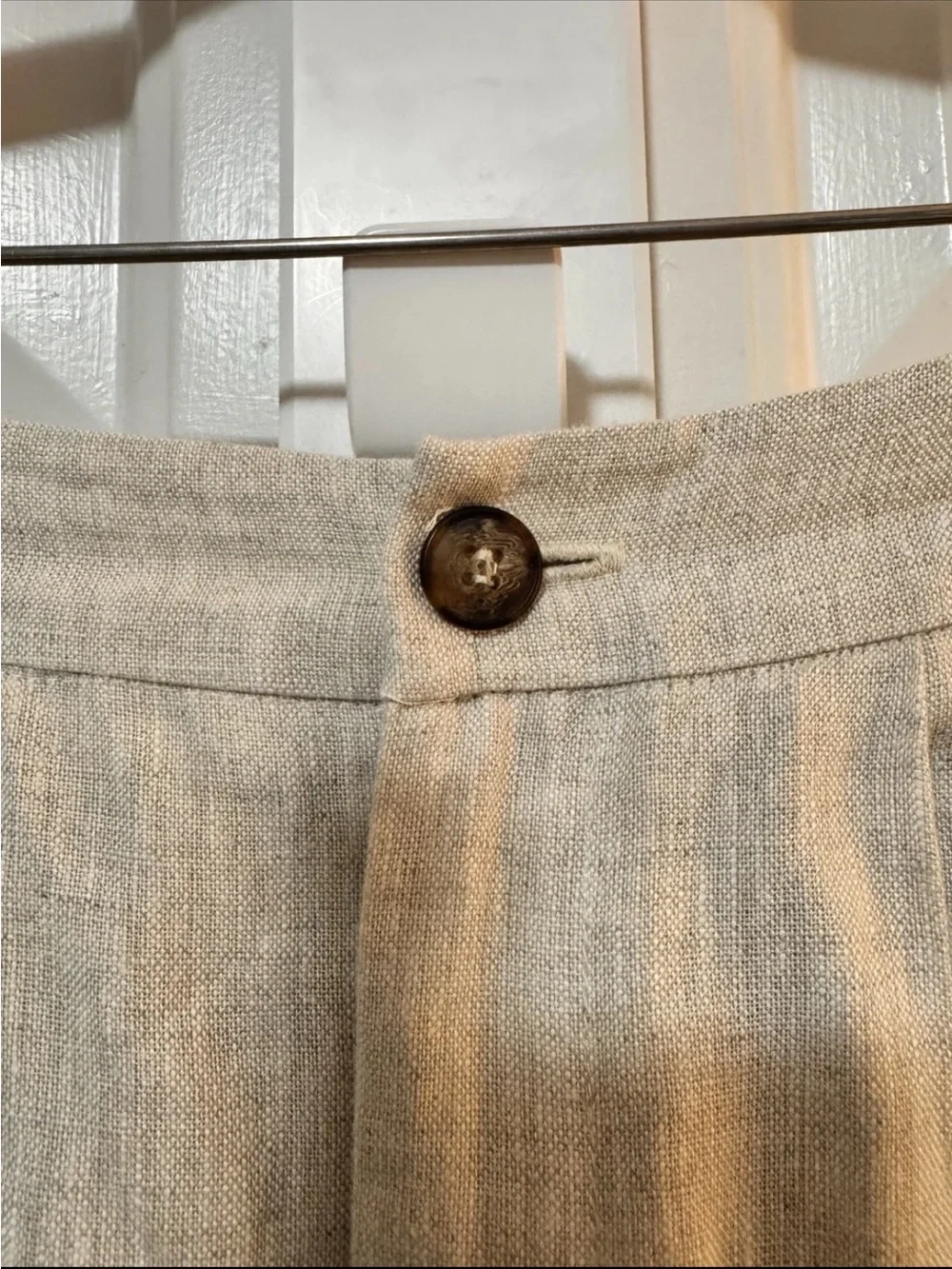 Reformation Mason Linen Pants in Oatmeal Size 2 NWOT
